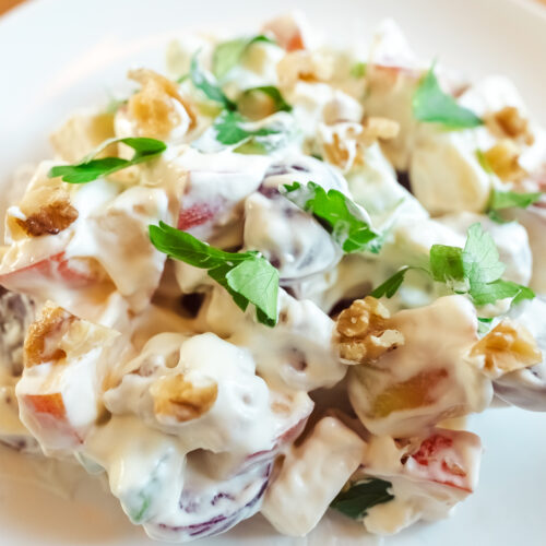 waldorfsalat (waldorf salad)