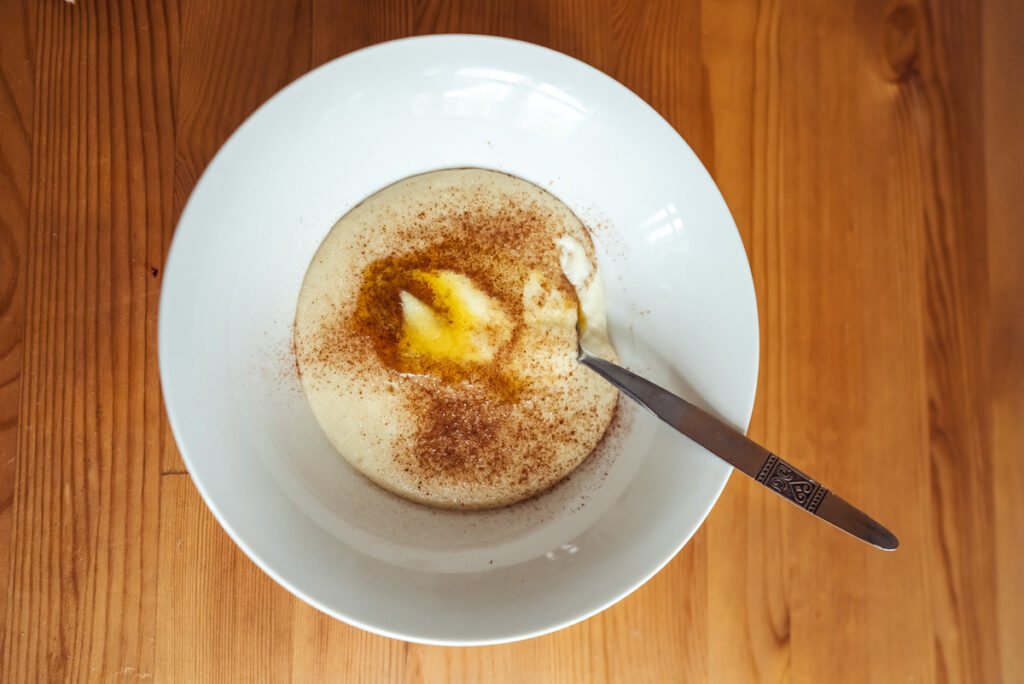 semolina porridge