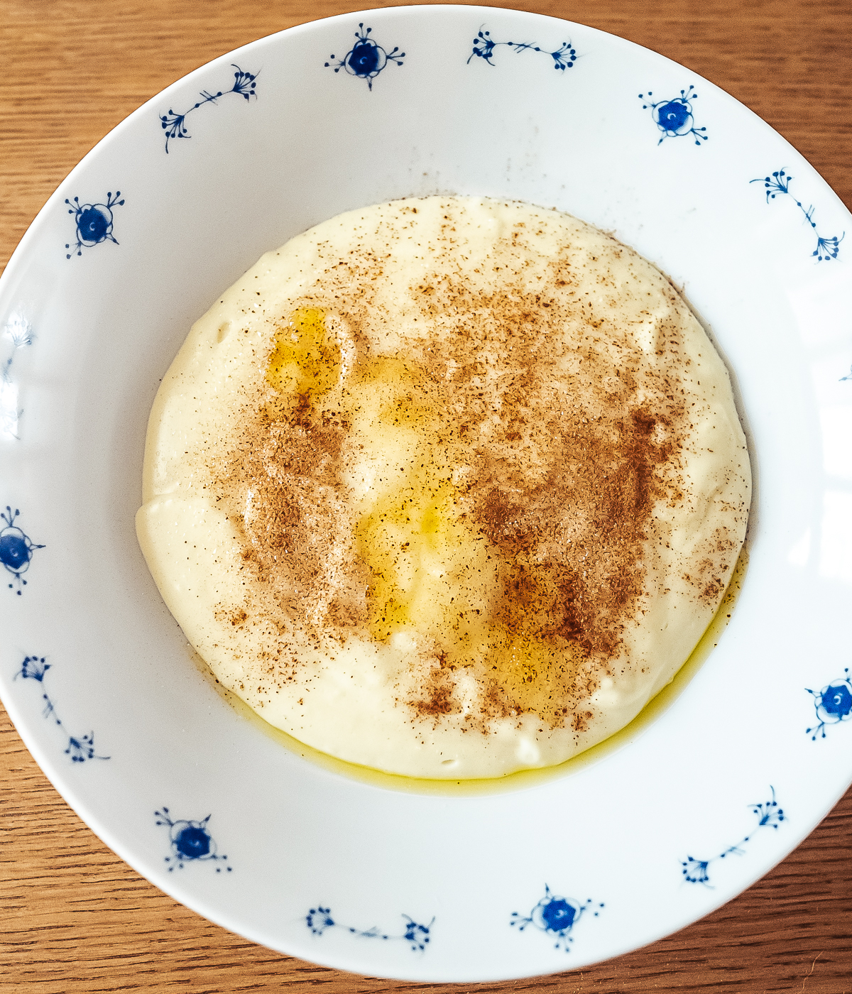 rømmegrøt Norwegian sour cream porridge