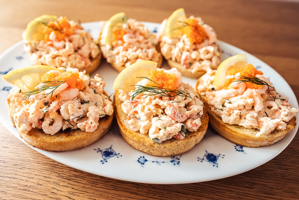 Swedish toast skagen