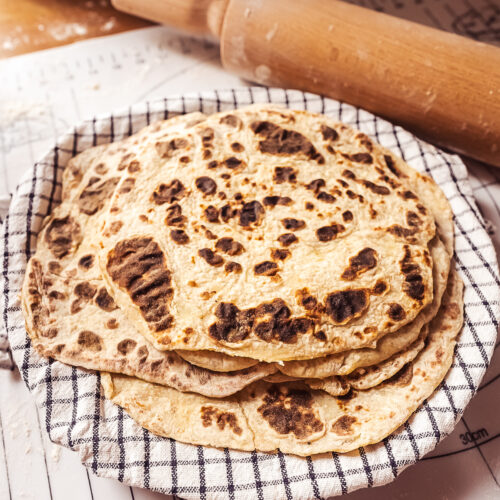 norwegian lomper potato flatbread