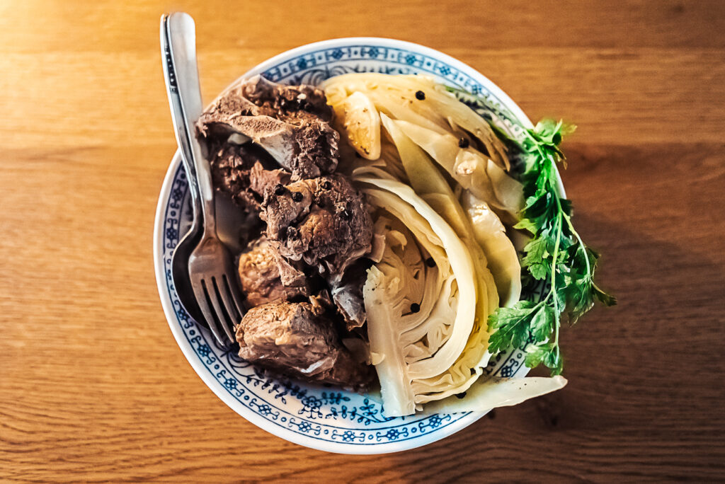 fårikål Norwegian lamb and cabbage stew