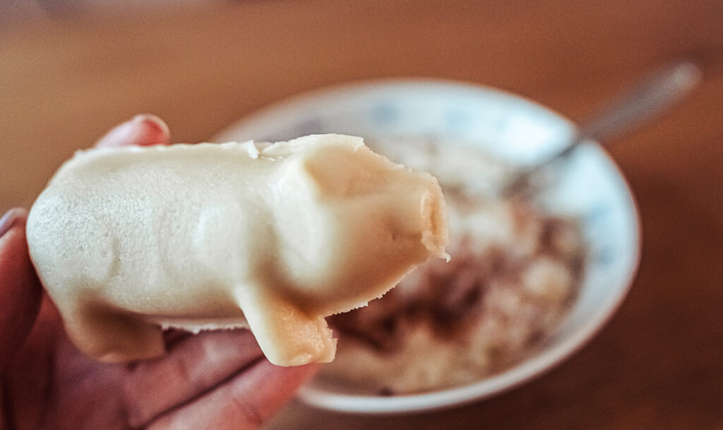 marzipan pig prize from risgrøt