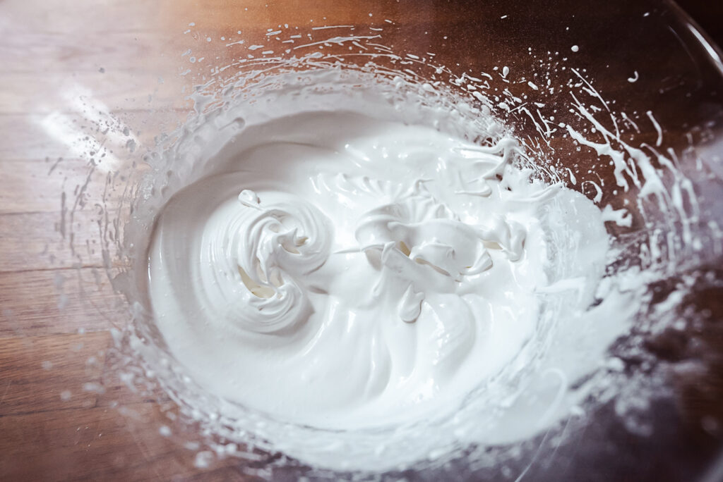 whipped egg whites