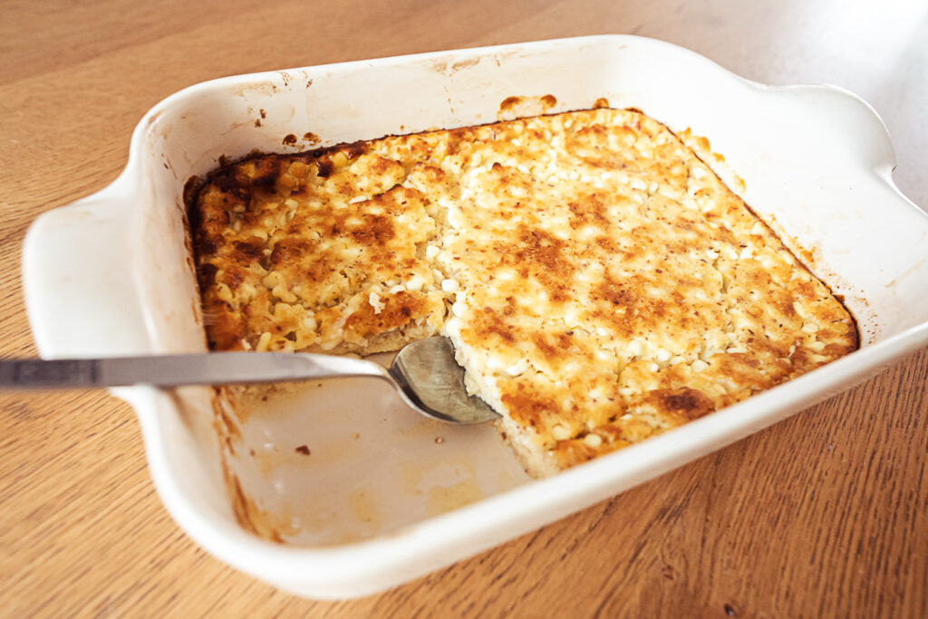 ostkaka Swedish cheese cake