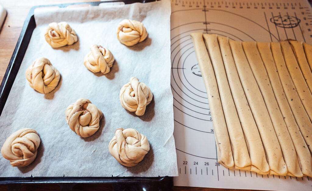 Kanelbullar Swedish cinnamon buns dough