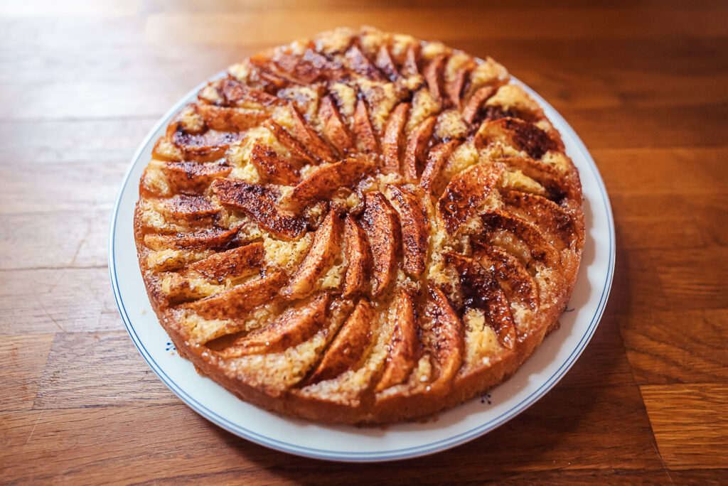 eplekake - Norwegian apple cake