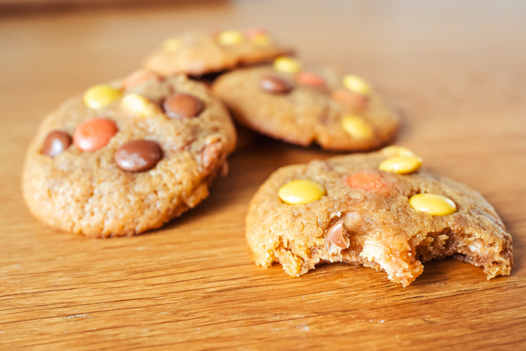 brown cheese peanut butter cookies