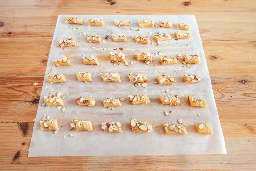 finskbrød cookie dough set out on a baking sheet